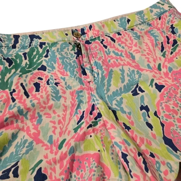 Lily Pulitzer The Buttercup Shorts With Scalloped Edge Size 14 - Picture 4 of 11